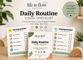 FREE Daily Routine Visual Checklist